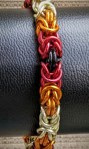 Fiery Byzantine Bracelet